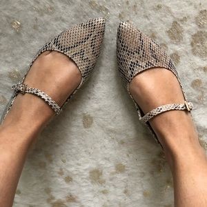 Snakeskin Flats